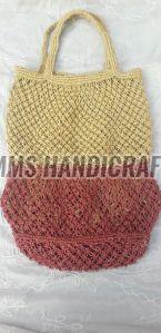 Macrma Jute Hand Bag