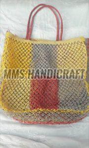 Macrma Jute Hand Bag