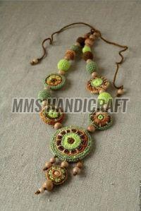 Fancy Crochet Necklace