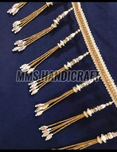 3 Inches Moti Jhalar Lace