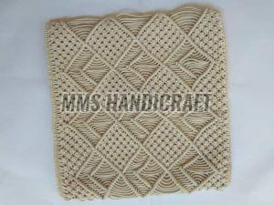 Handmade Cotton Macrame Cushion Pillow Cover