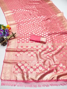 DW-NEENA Pure Banarasi Silk Saree