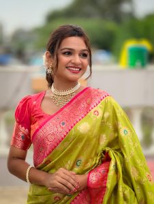 Fancy Soft Banarasi Silk Saree
