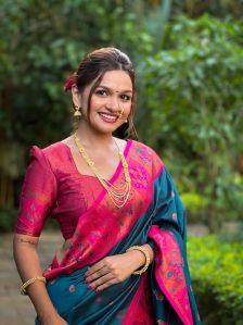 Nx-Kiva Paithani Soft Silk Saree