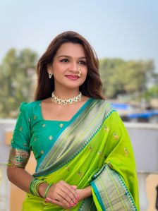 Peacock Soft Pethani Silk Saree