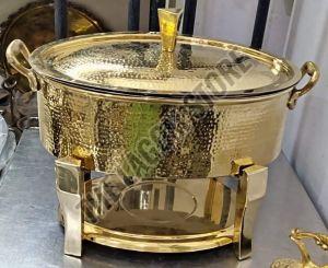 Designer Brass Chafing Dish