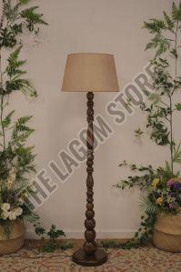 Fancy Wooden Floor Lamp