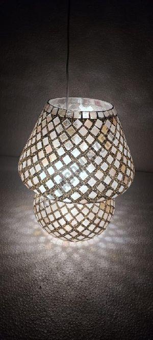 Mushroom Shaped Mosaic Table Lamp