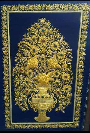 Handmade Zardozi Wall Hanging