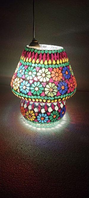 Mushroom Shaped Mosaic Table Lamp
