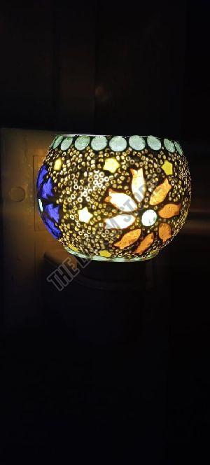 Round Decorative Mosaic Lamp