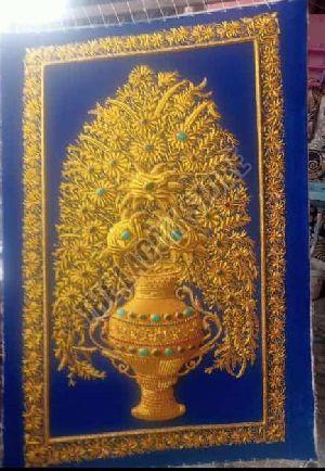 Handmade Zardozi Wall Hanging