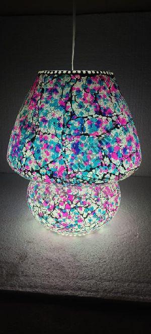Mushroom Shaped Mosaic Table Lamp