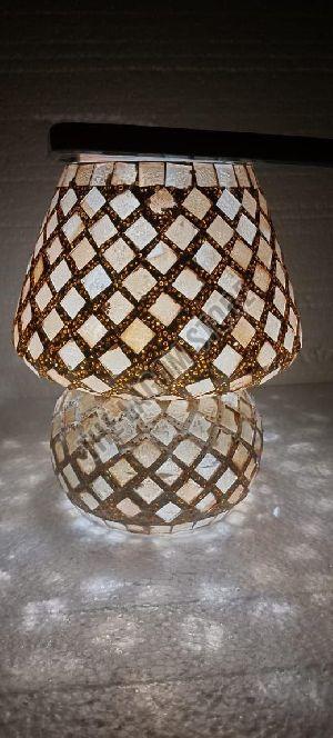 Mushroom Shaped Mosaic Table Lamp