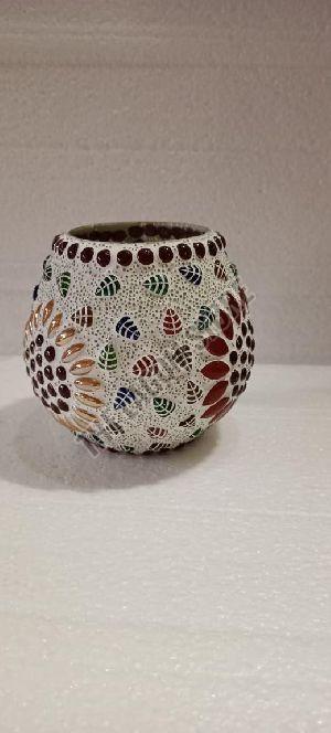 Round Decorative Mosaic Lamp