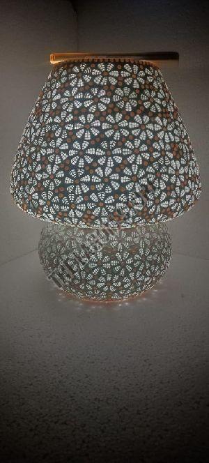Mushroom Shaped Mosaic Table Lamp