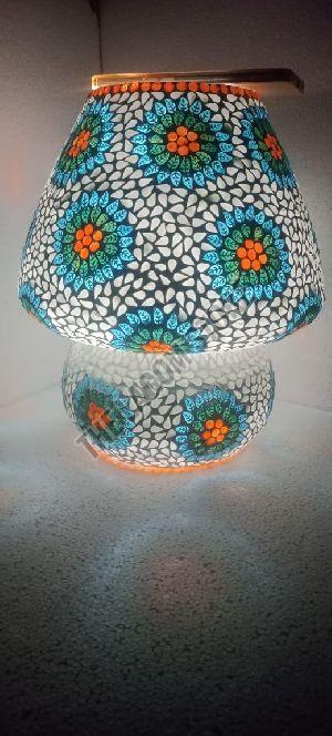 Mushroom Shaped Mosaic Table Lamp