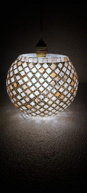 Round Decorative Mosaic Lamp