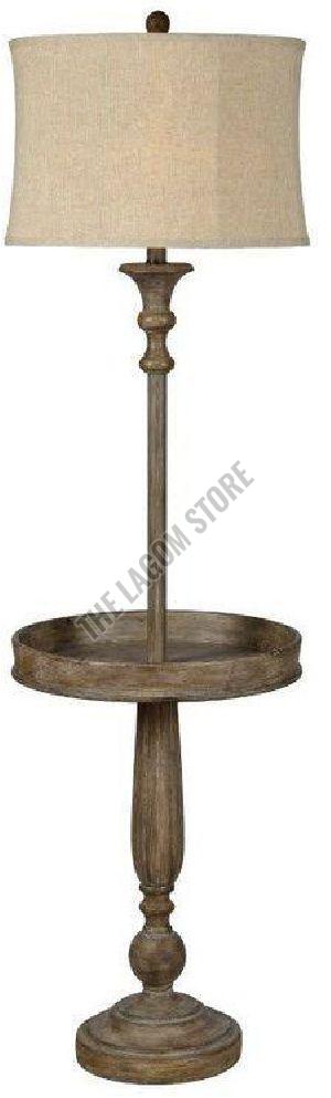 Fancy Wooden Floor Lamp