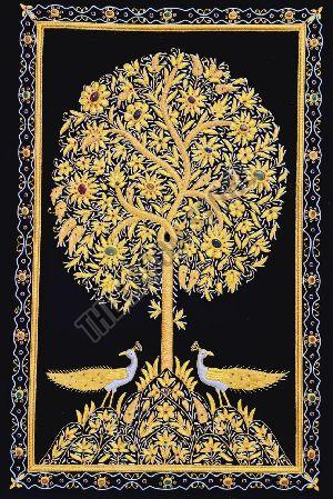 Handmade Zardozi Wall Hanging