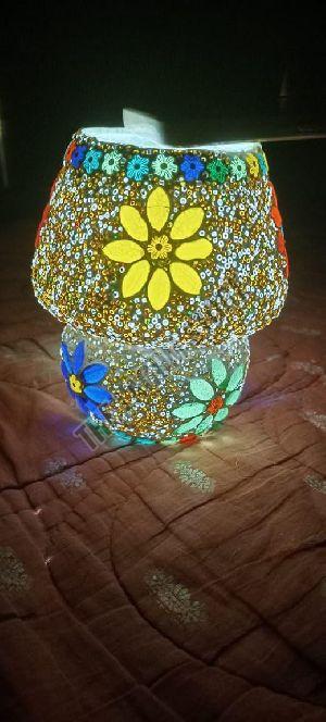 Mushroom Shaped Mosaic Table Lamp