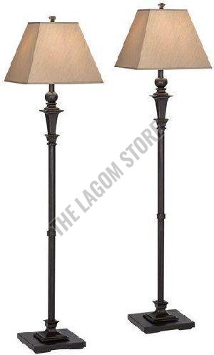 Fancy Wooden Floor Lamp