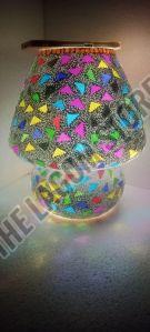 Mushroom Shaped Mosaic Table Lamp