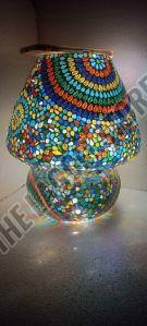 Mushroom Shaped Mosaic Table Lamp
