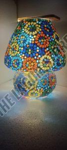 Mushroom Shaped Mosaic Table Lamp