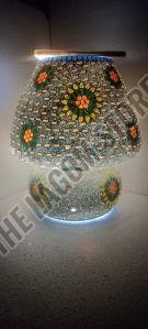 Mushroom Shaped Mosaic Table Lamp