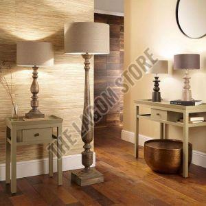 Fancy Wooden Floor Lamp