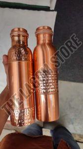 Hammered Copper Water Bottle