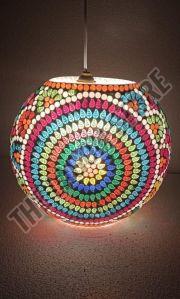 Round Decorative Mosaic Lamp