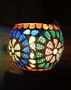 Round Decorative Mosaic Lamp