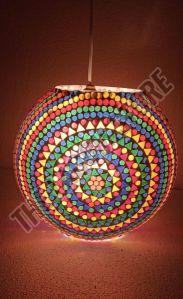 Round Decorative Mosaic Lamp
