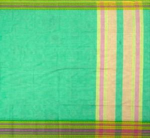 Ksr Handlooms Kollam Green Cotton Saree