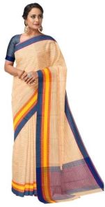 Ksr Handlooms Kollam Pattern Cotton Saree