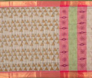 Ksr Handlooms Printed Kanchi Cotton Saree