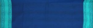 Ksr Handlooms Sea Blue Muga Allover Printed Saree
