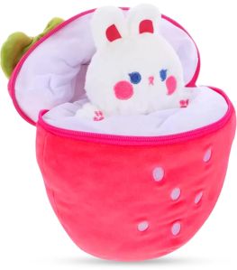 Strawberry Bunny Plush Soft Toy