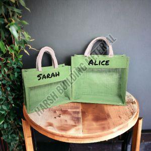 Jute Front Window Bag