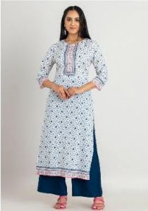 Ladies Cotton Printed Casual Wear Kurti