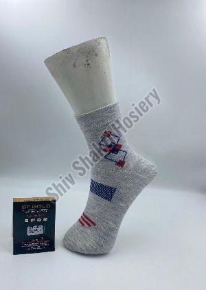 Mens Printed Midcalf Cotton Socks