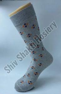 Mens Printed Cotton Socks