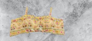 Party Wear Yellow Lehenga Choli Set
