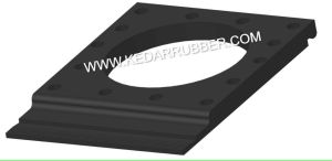 RUBBER LID FRAME FOR MANHOLE