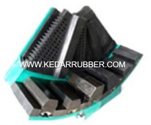 Wear resistant rubber liner