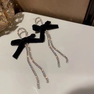 JJK44 Ladies Party Wear Stone Tassel Earrings