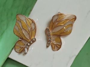 KE6 Ladies Butterfly Shape Artificial Earrings