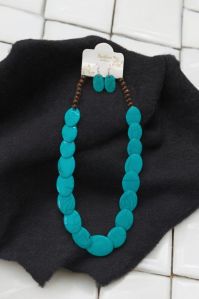 01 Multicolor Chemical Beads Necklace Set